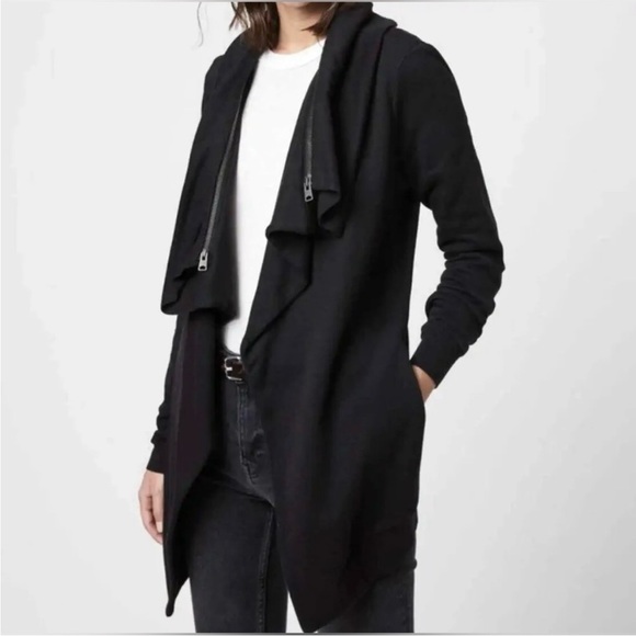 All Saints zipper detail cardigan size medium - Picture 2 of 5